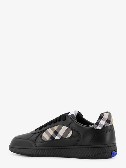 Leather sneakers with Traditional Check inserts thumbnail