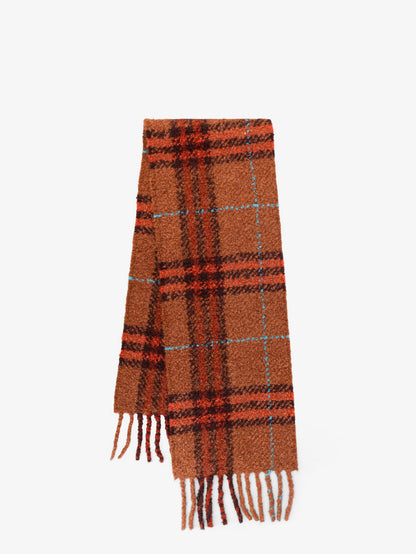Wool blend and alpaca bouclé scarf thumbnail