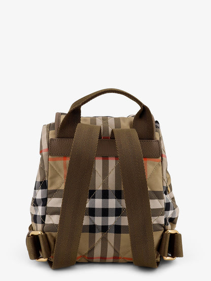 Horseshoe nylon backpack with check pattern thumbnail