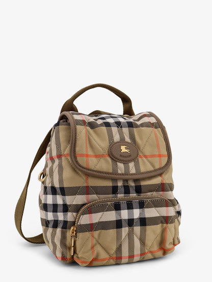 Horseshoe nylon backpack with check pattern thumbnail