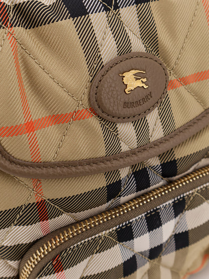 Horseshoe nylon backpack with check pattern thumbnail