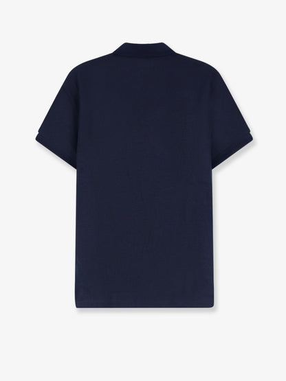 Cotton polo shirt with embroidered logo thumbnail