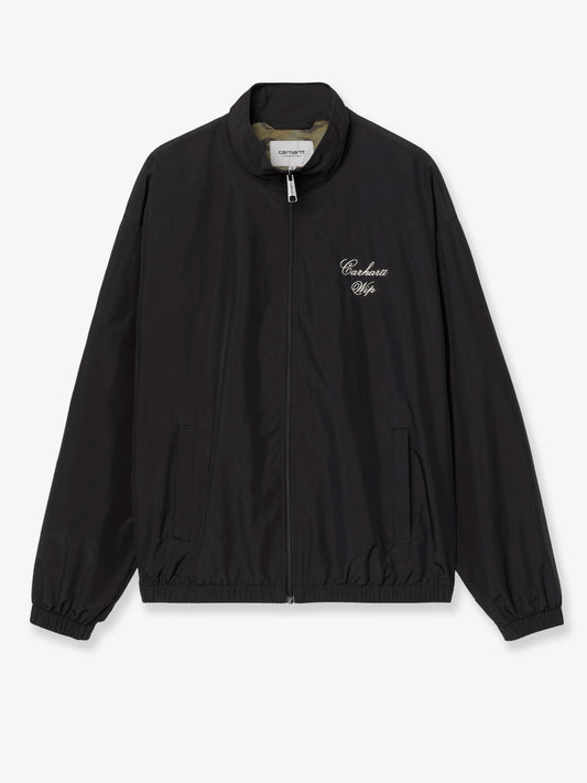 Travon water-repellent nylon  jacket with embroidered logo on the front