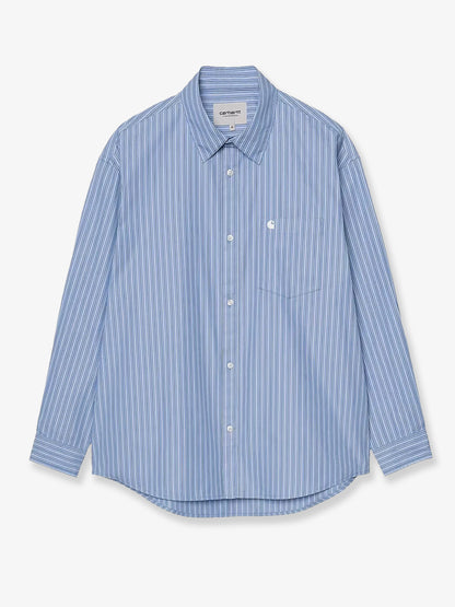 Keene Striped Cotton Shirt L/S thumbnail