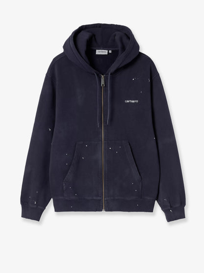 Hooded Painter cotton sweatshirt with embroidered logo on the front thumbnail