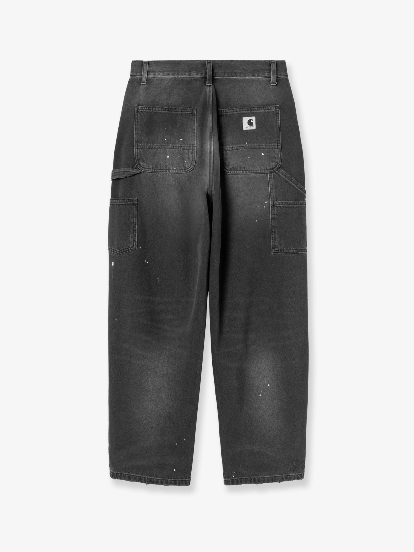 Single Knee black denim jeans