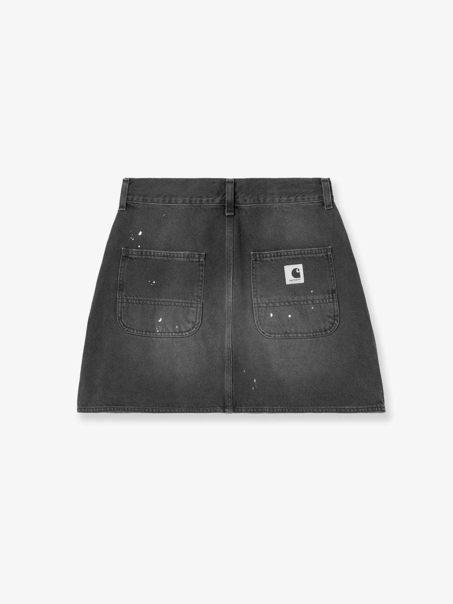 W'Maeve Double Knee black denim skirt