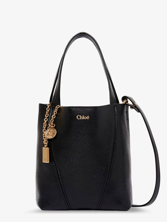 Borsa a tracolla Chloé Spin in pelle