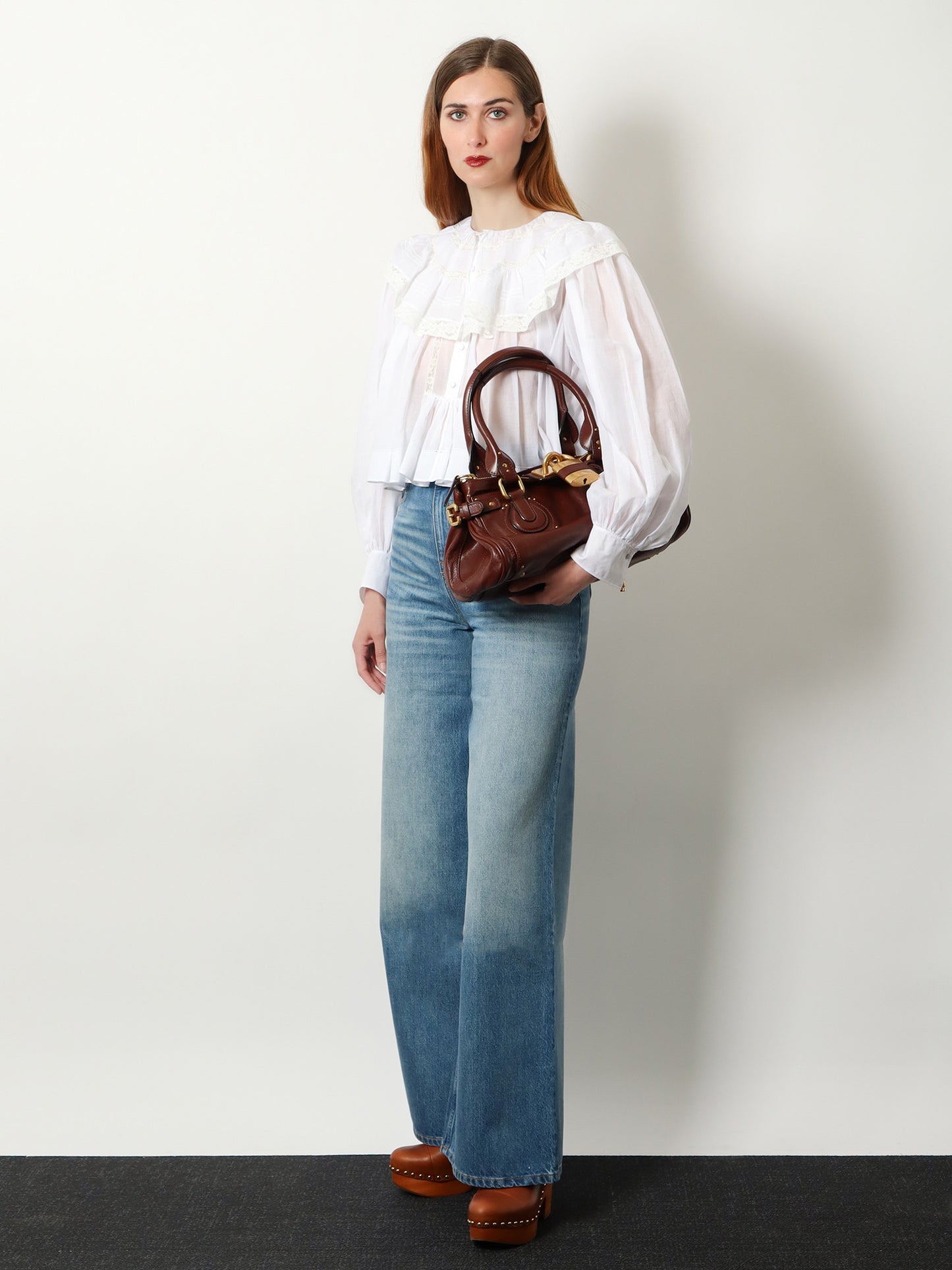 Borsa a spalla Paddington in pelle