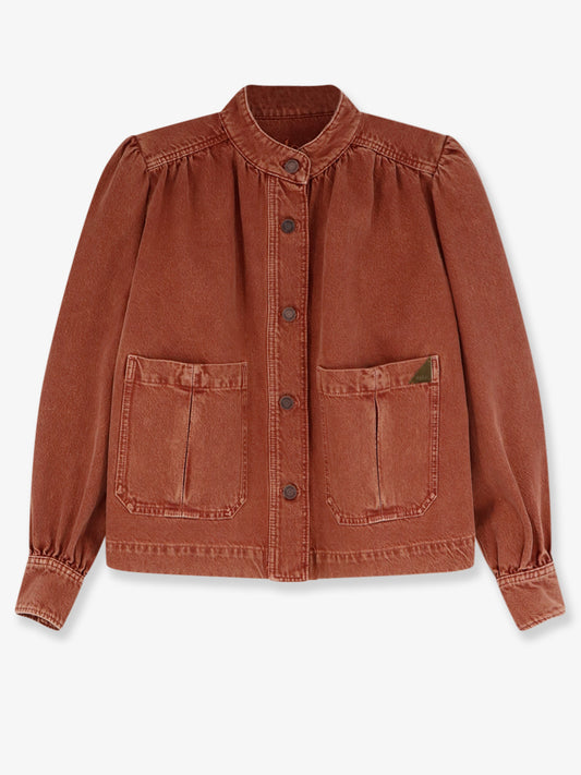Giubbino in denim orange