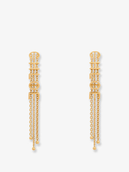 Mini Belt brass earrings thumbnail