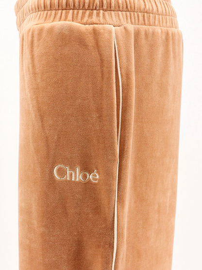 Velvet joggers trousers thumbnail