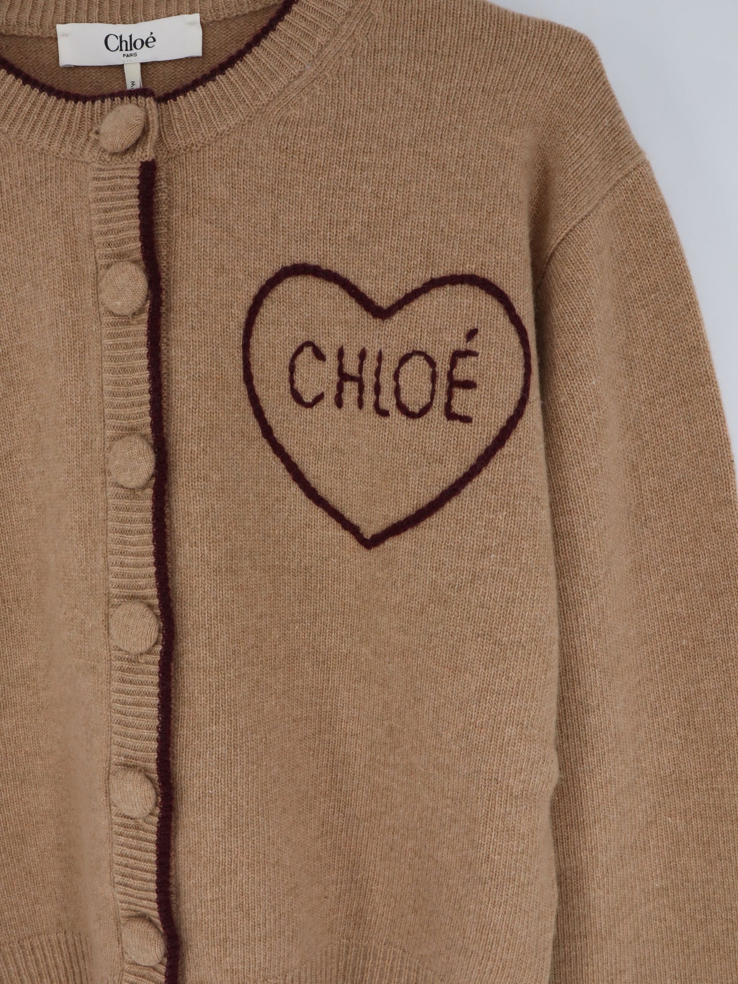 Cardigan in lana e lana cashmere