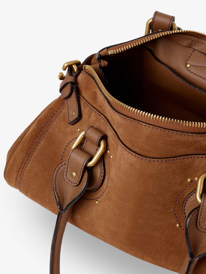 Paddington suede shoulder bag thumbnail