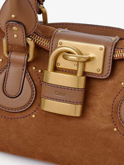 Paddington suede shoulder bag thumbnail