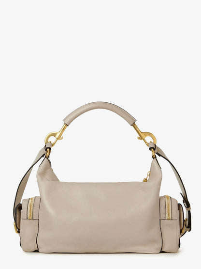 Medium Double Carry leather shoulder bag thumbnail