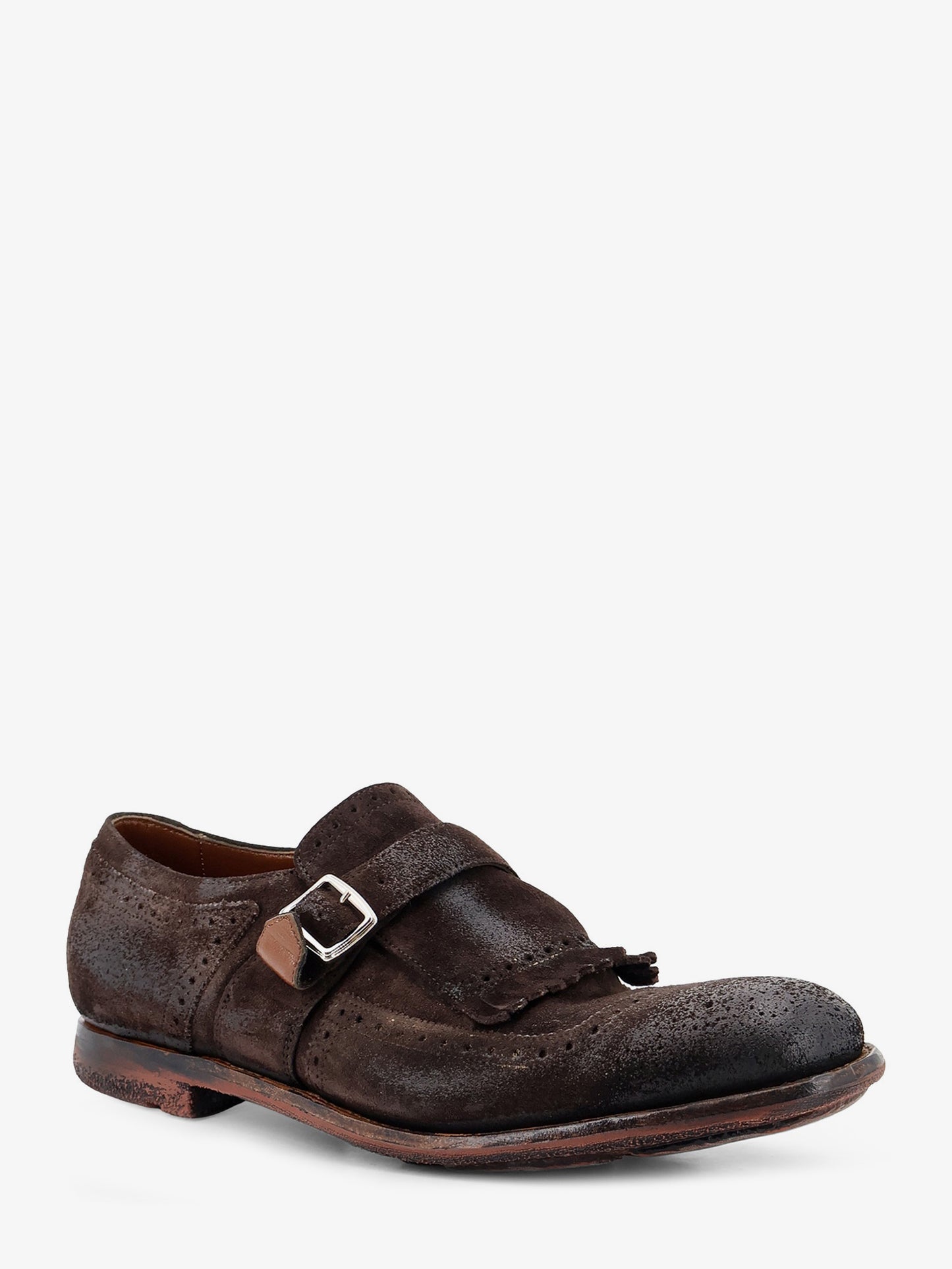 Shanghai loafers in vintage-effect suede