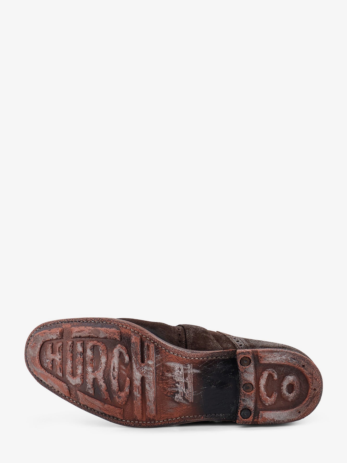 Shanghai loafers in vintage-effect suede
