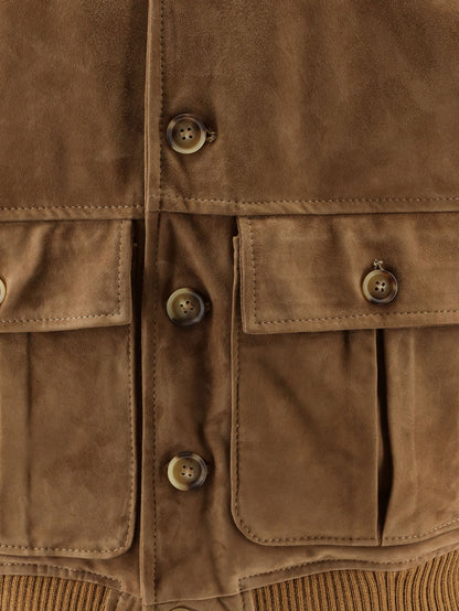 Giubbino in suede thumbnail