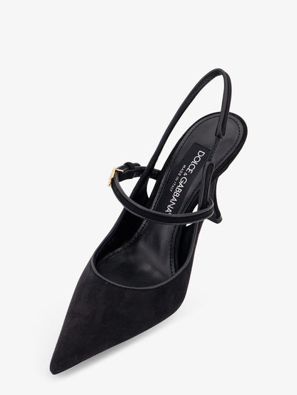 Leather and suede pumps thumbnail