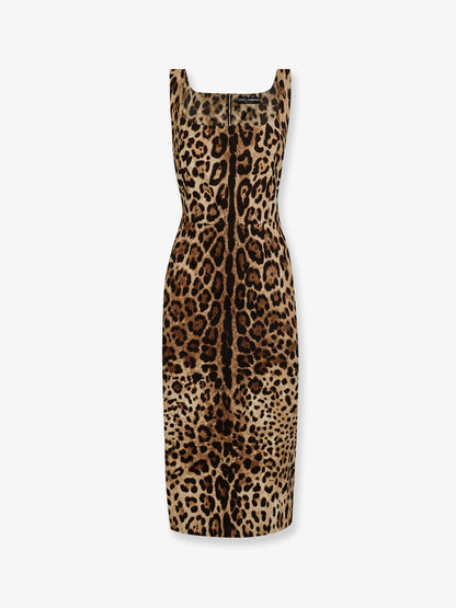 Midi Dress with Animal print thumbnail