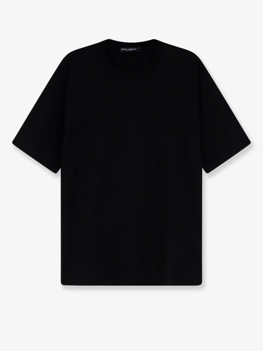 T-shirt in cotone con logo DG in rilievo