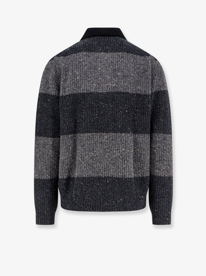 Unisex Chunky Rugby wool blend sweater thumbnail