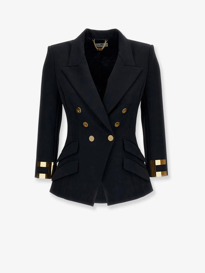 Blazer doppiopetto con dettagli Monogram in metallo thumbnail