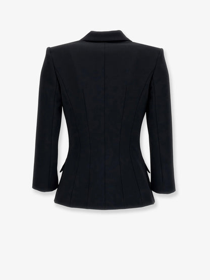Blazer doppiopetto con dettagli Monogram in metallo thumbnail