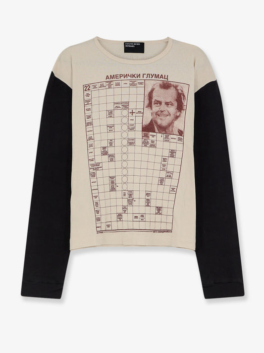 T-shirt in cotone con stampa frontale