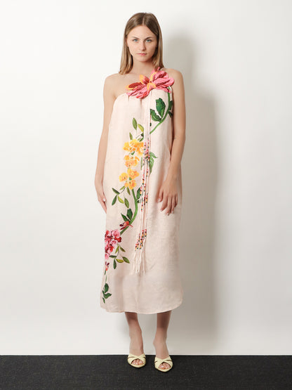 Natural linen dress thumbnail