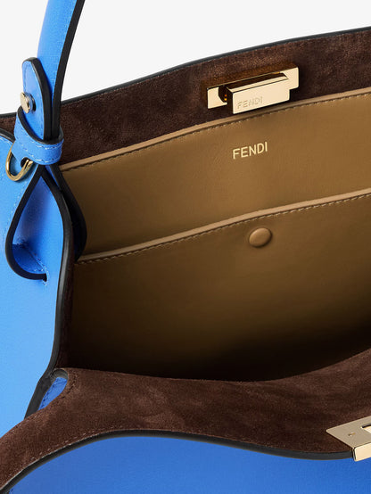 Fendi Way Medium leather shoulder bag with contrasting lining thumbnail