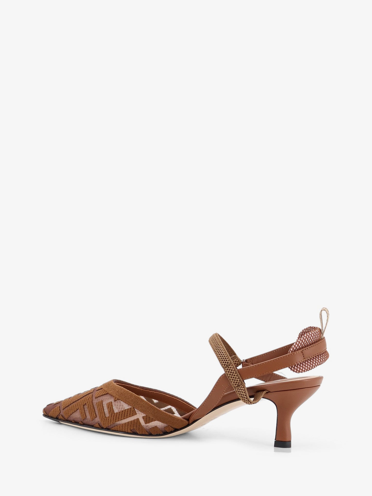 Colibri mesh pumps with FF embroidery