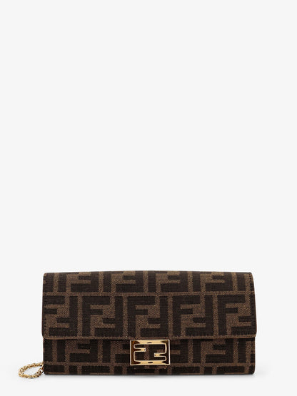 Continental With Chain Baguette FF jacquard fabric crossbody bag thumbnail