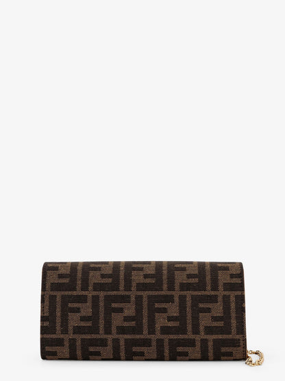 Continental With Chain Baguette FF jacquard fabric crossbody bag thumbnail