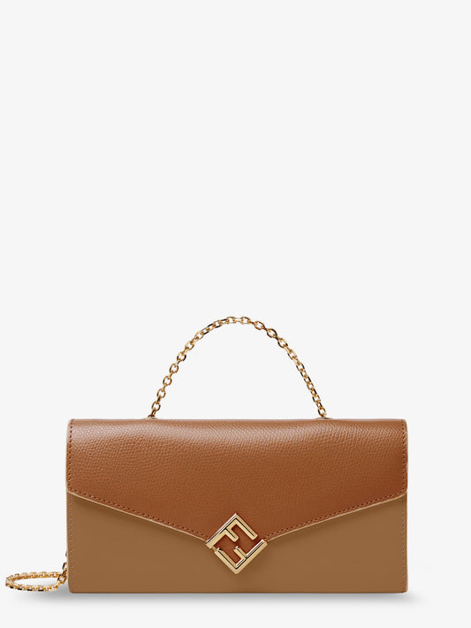 On Chain FF Diamonds Leather Wallet