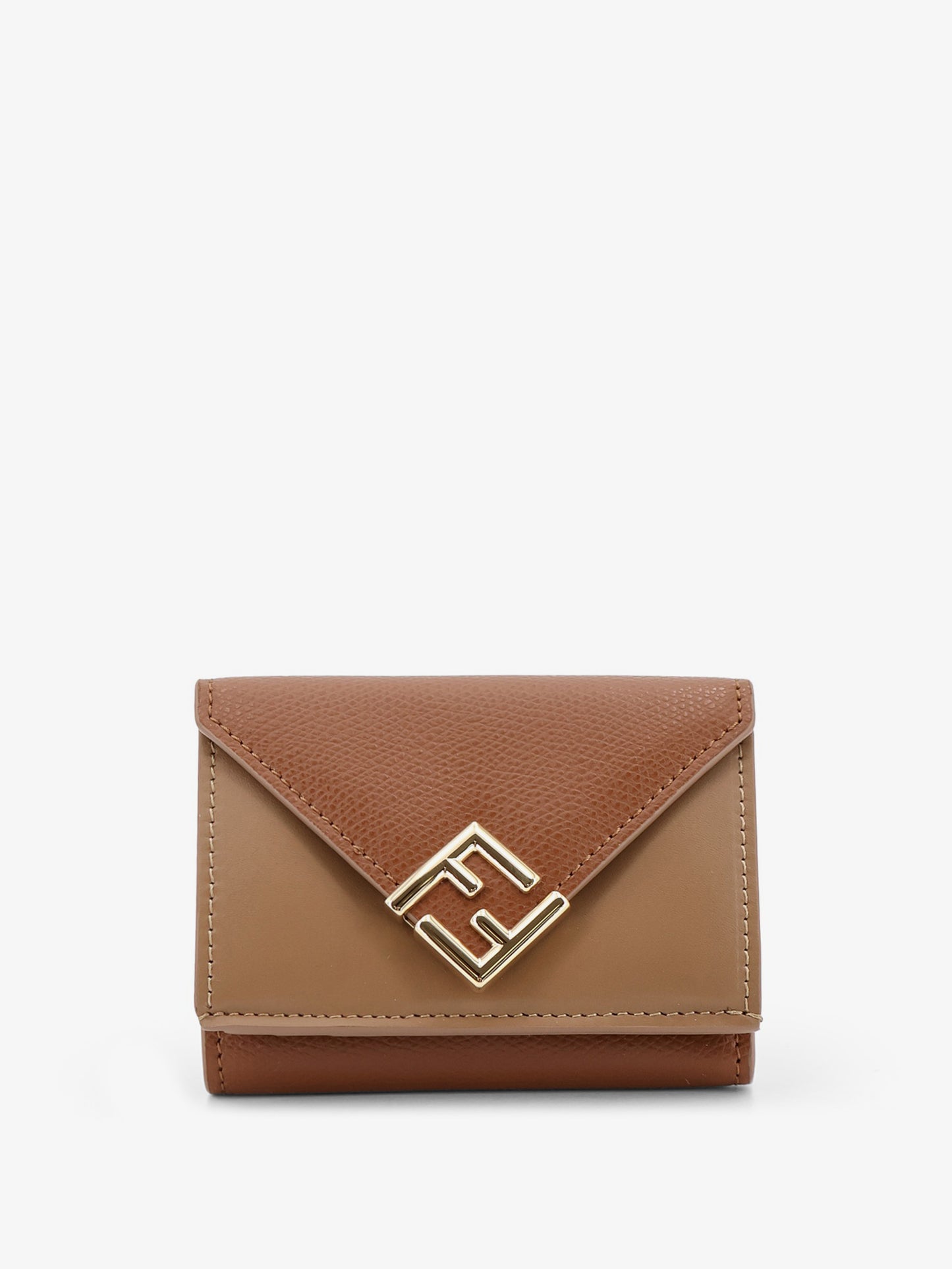 FF Diamonds Micro Trifold Leather Wallet