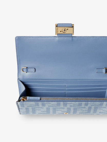 Baguette Continental canvas crossbody bag with all-over FF motif thumbnail