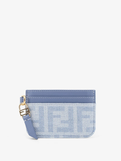 Denim Baguette Card Holder with FF Motif thumbnail