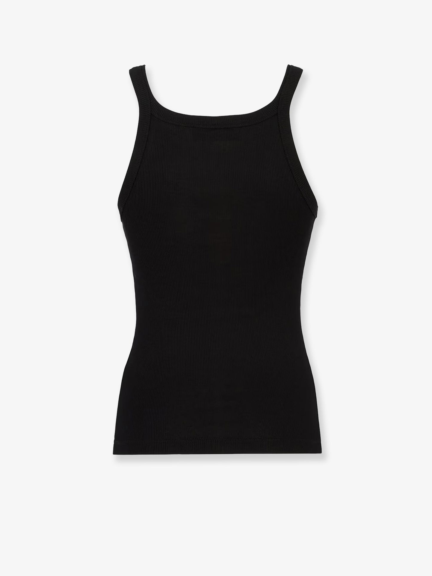 Top in cotone a costine