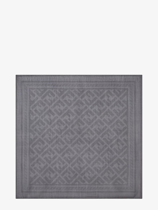 Wool and silk scarf
