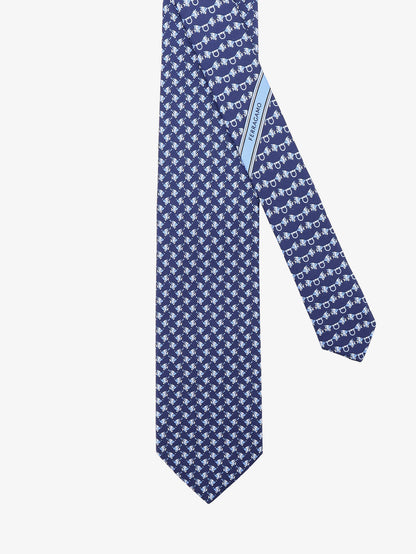 Cyrus silk tie with Shark print thumbnail