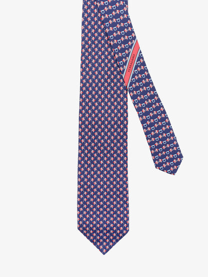 Cyrus silk tie with Shark print thumbnail