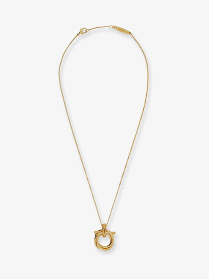 Brass necklace with Gancini pendant thumbnail