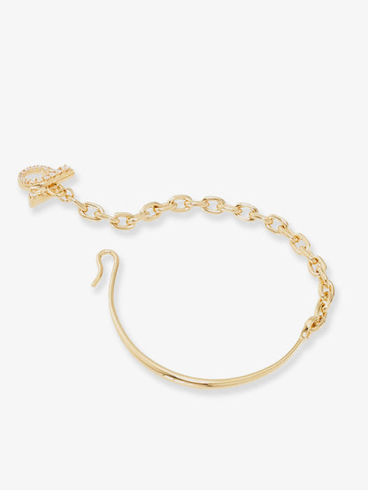 Brass bracelet with Gancini detail thumbnail