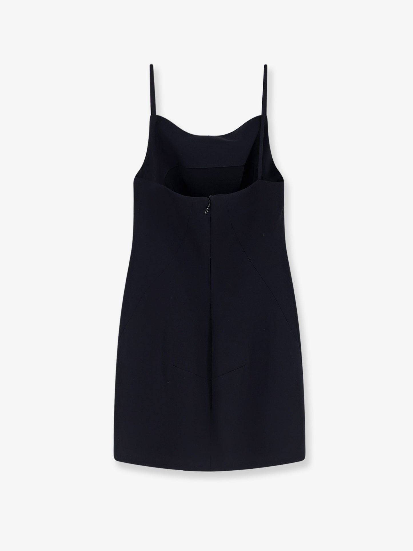 Viscose blend mini dress