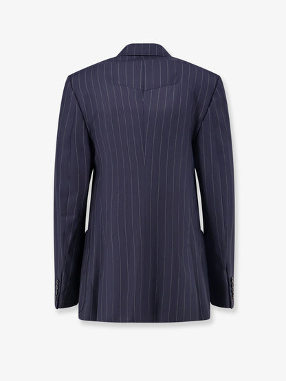 Blazer doppiopetto in lana thumbnail