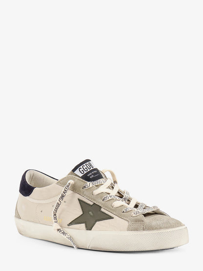 Super-star leather and suede sneakers with iconic side logo thumbnail