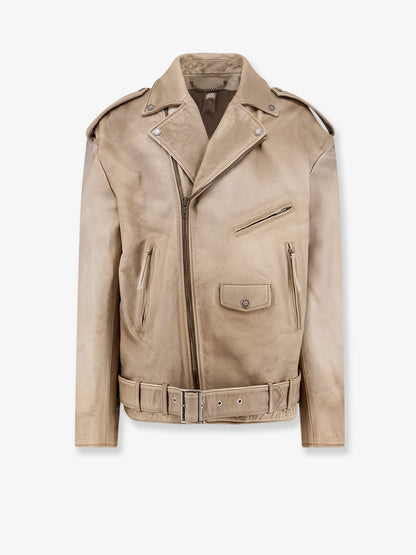 Phoebe Over leather jacket thumbnail