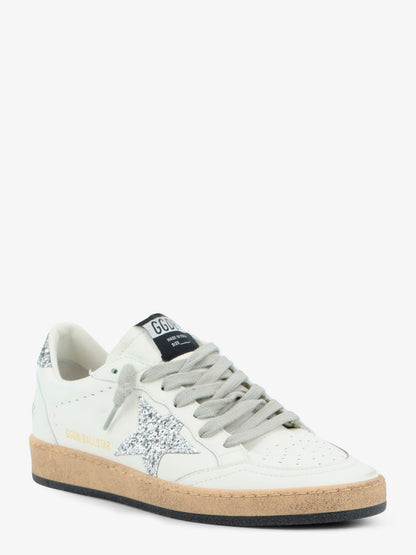 Ballstar leather sneakers with iconic glitter logo on the side thumbnail